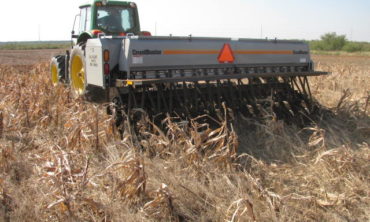 Planting wheat in cover crop residue